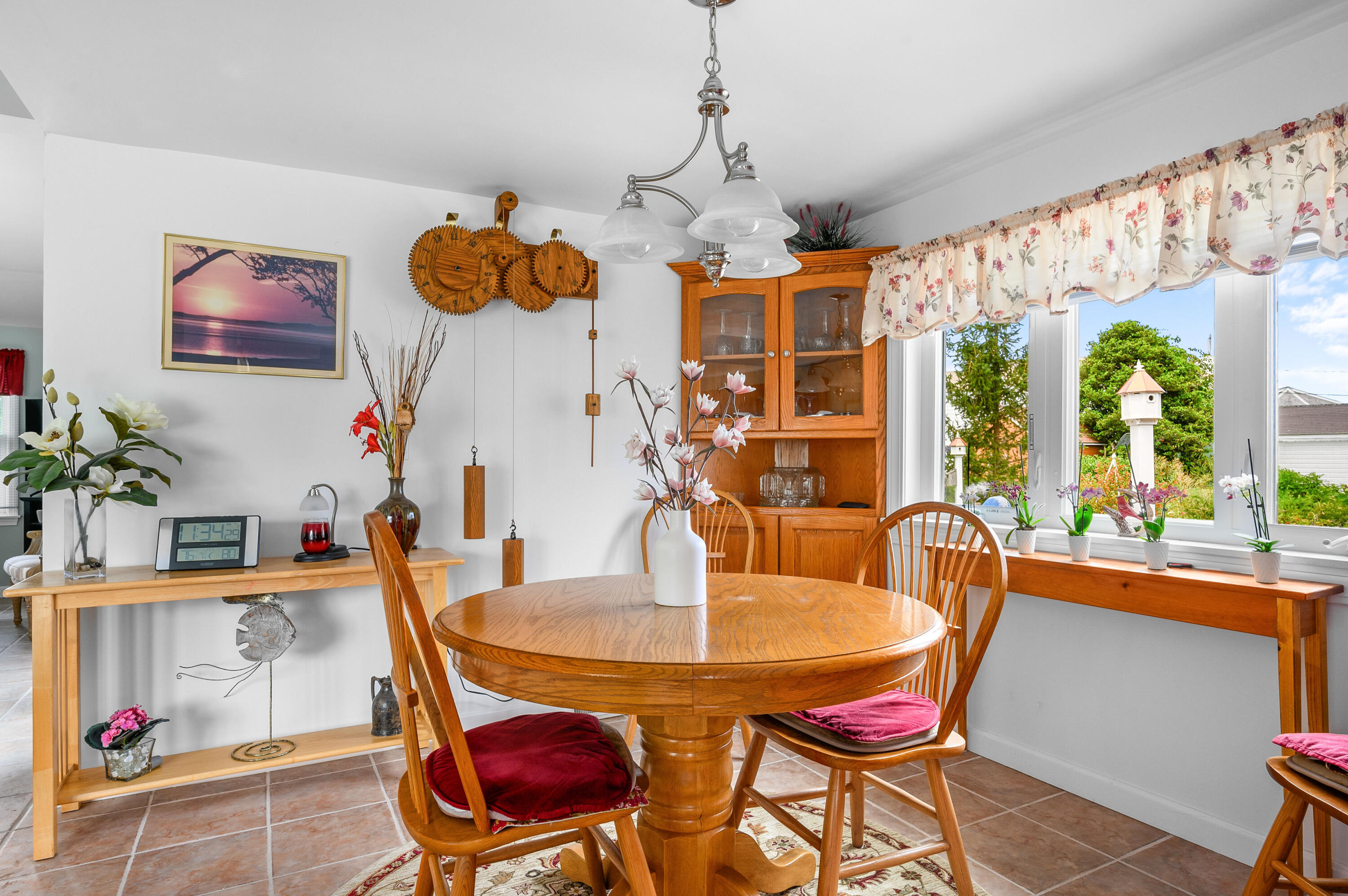 45 First Way Barnstable, MA 02630 - Photo 11 of 30 a dining room with furniture a chandelier and window