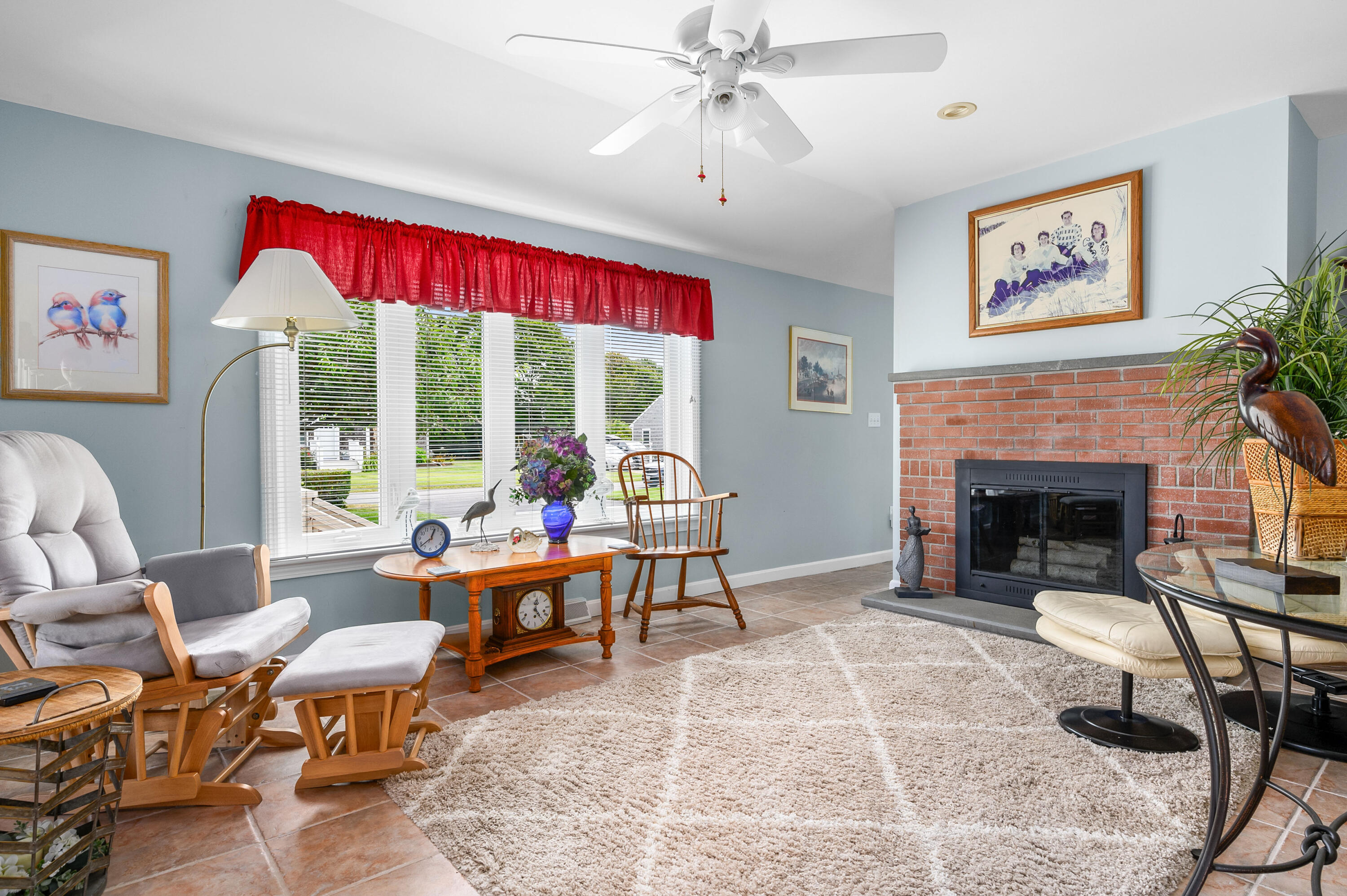 45 First Way Barnstable, MA 02630 - Photo 13 of 30 a living room with furniture and a fireplace