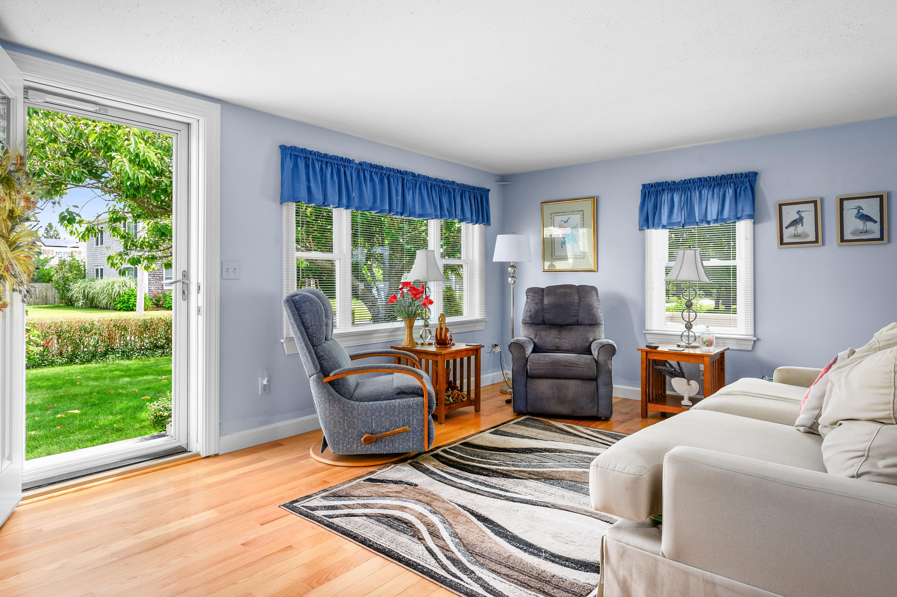 45 First Way Barnstable, MA 02630 - Photo 6 of 30 a living room with furniture and a fireplace