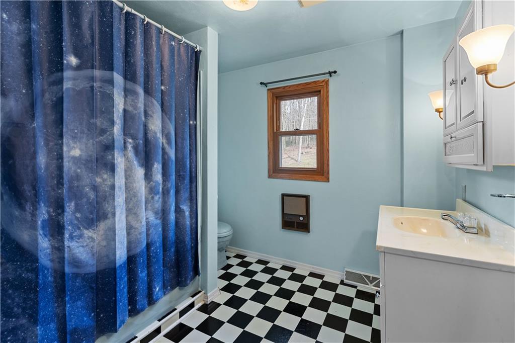 2807 Russelton Road Tarentum, PA 15084 - Photo 23 of 28 a bathroom with a sink a toilet and shower