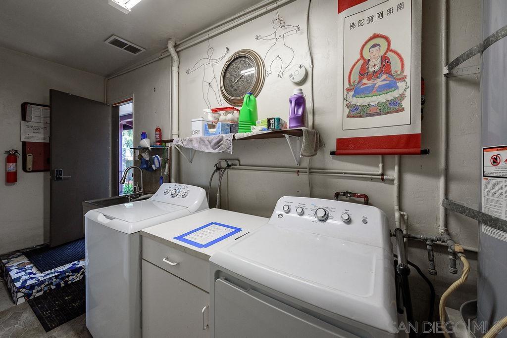 2414 Monroe Avenue San Diego, CA 92116 - Photo 35 of 65 a utility room with dryer and washer