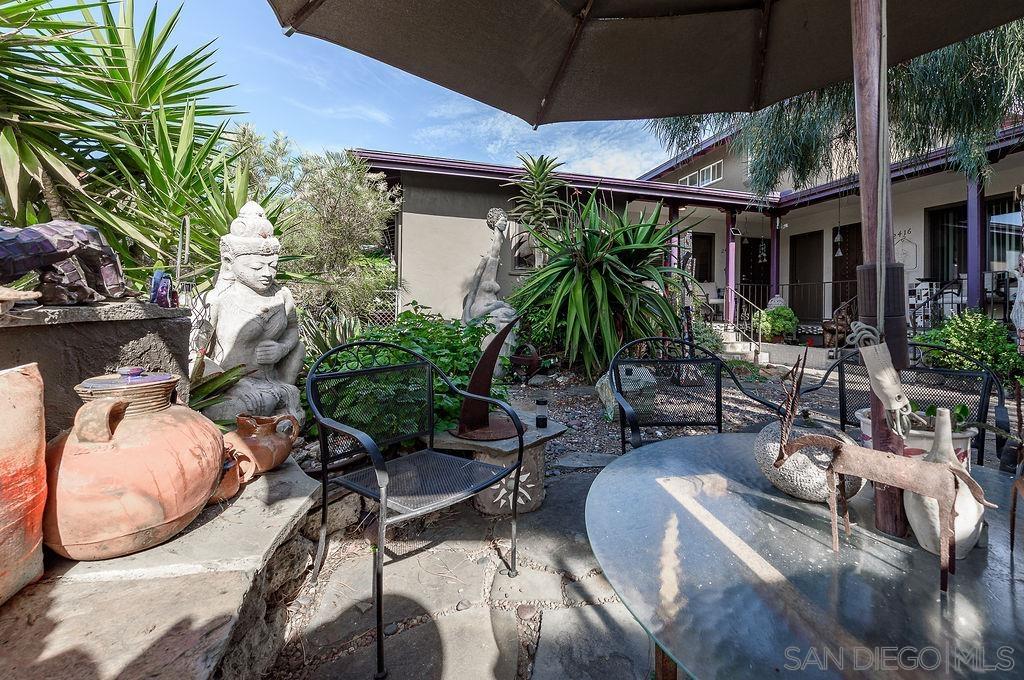 2414 Monroe Avenue San Diego, CA 92116 - Photo 40 of 65 a patio with a patio table and chairs