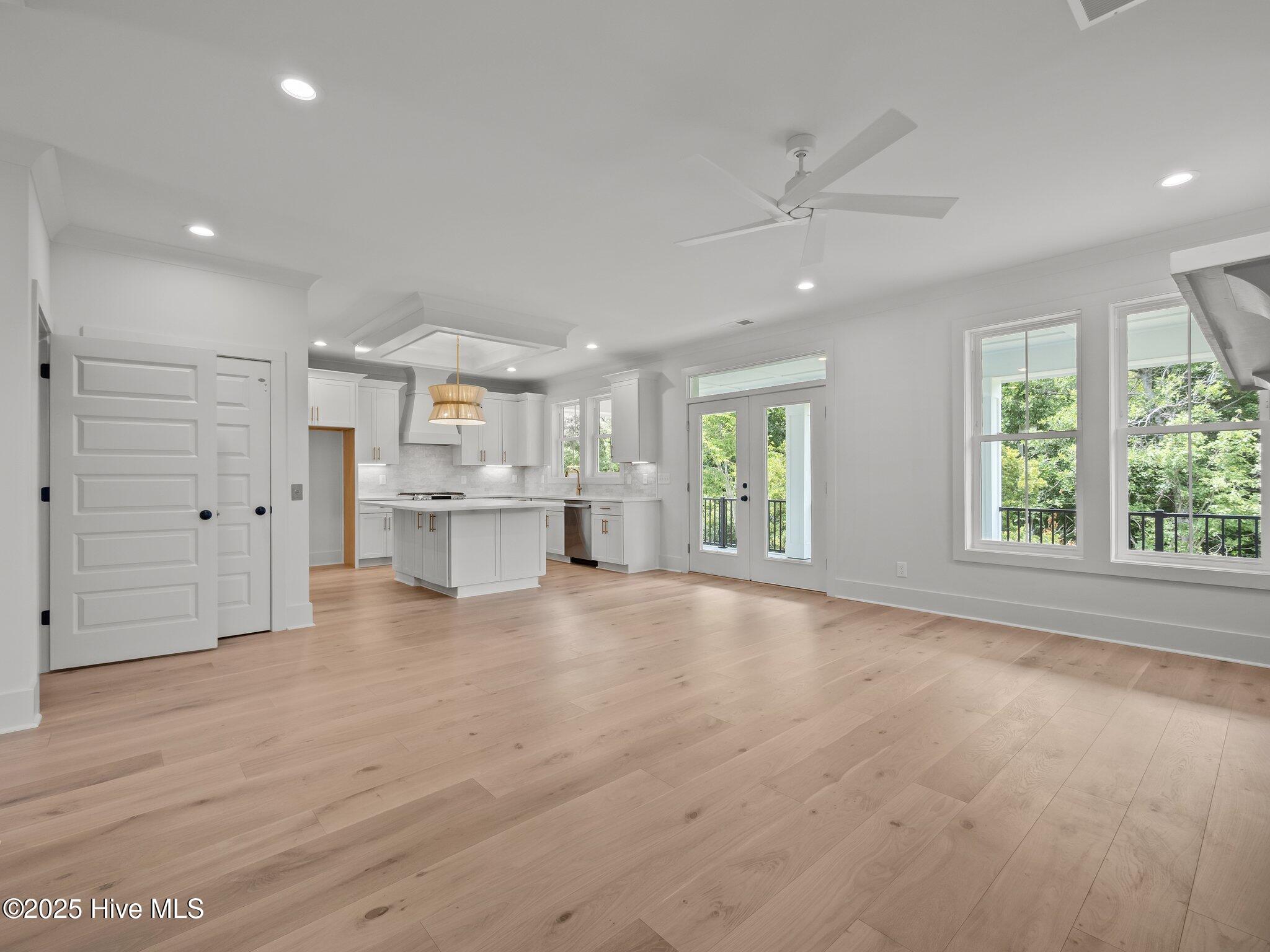 Main Living Space Open to Porch