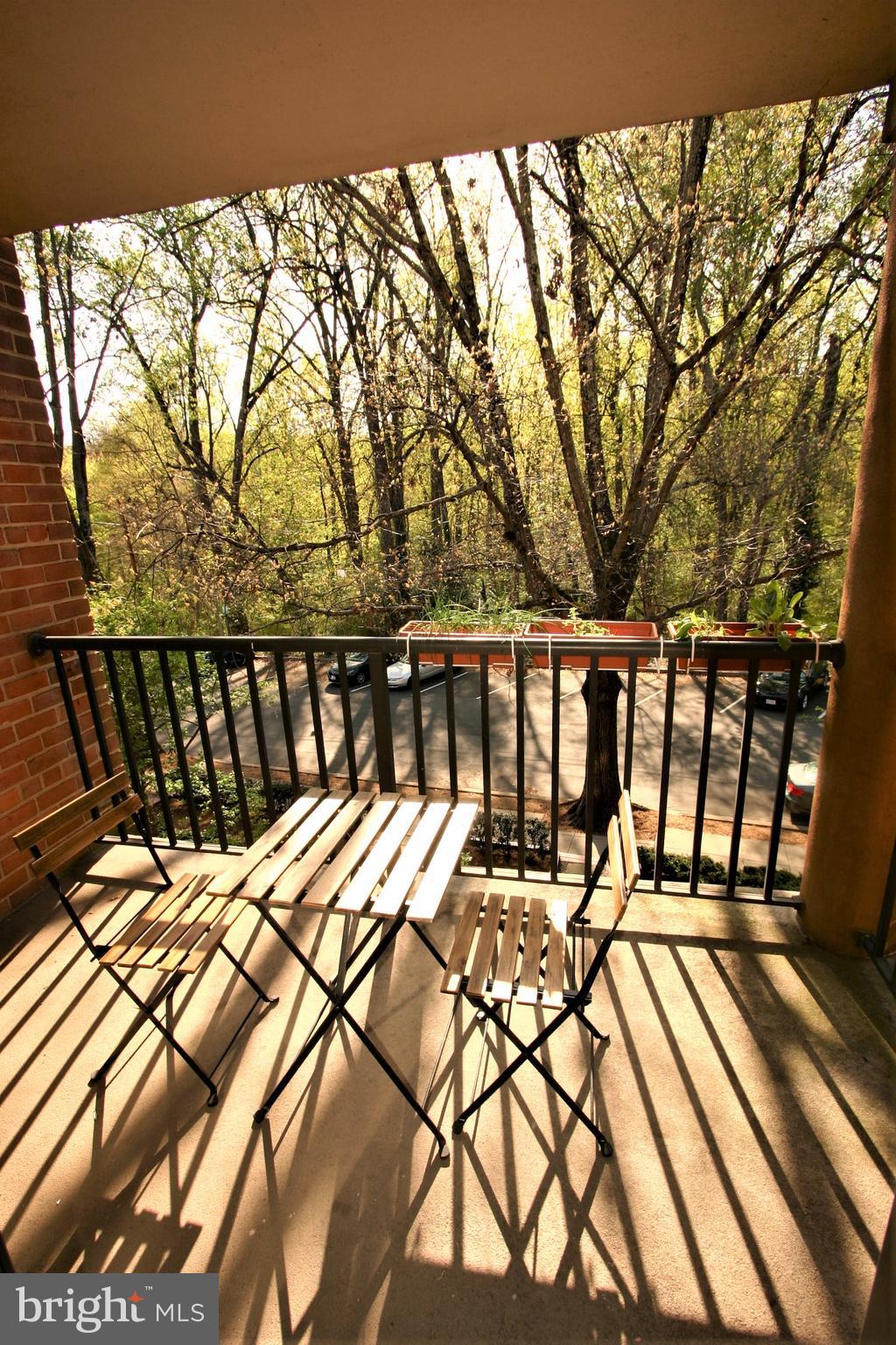 4114 Davis Place Northwest, Unit 210 Washington, DC 20007 - Photo 12 of 22 Glover Park view from Balcony