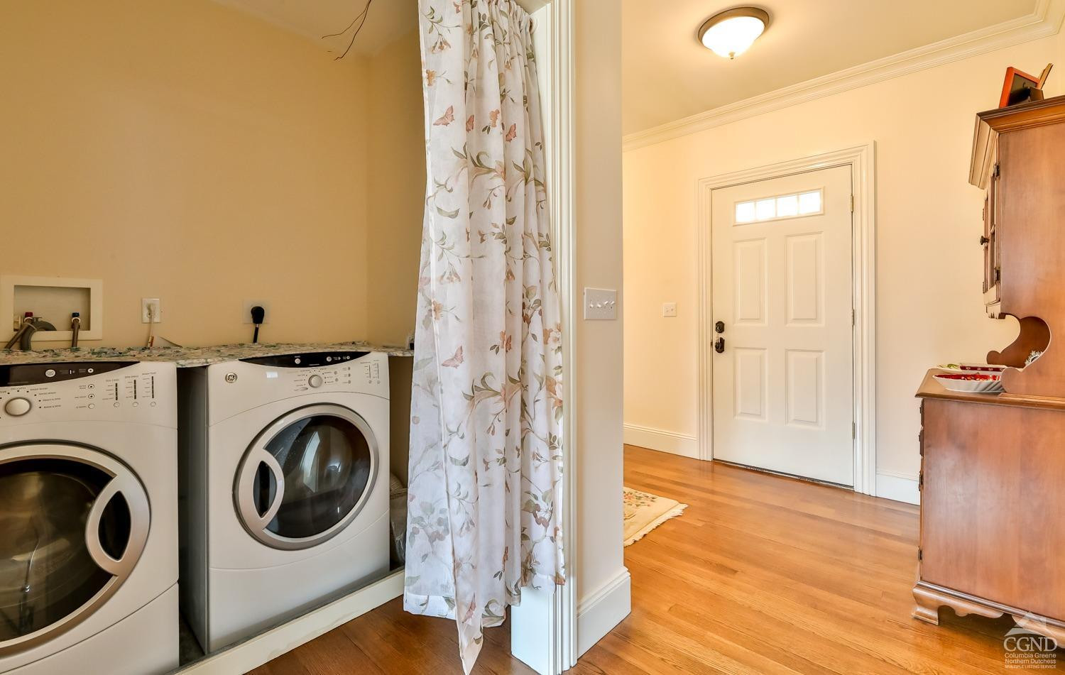 88 Gaby Road Hunter, NY 12442 - Photo 27 of 60 a view of a storage & utility room with wooden floor