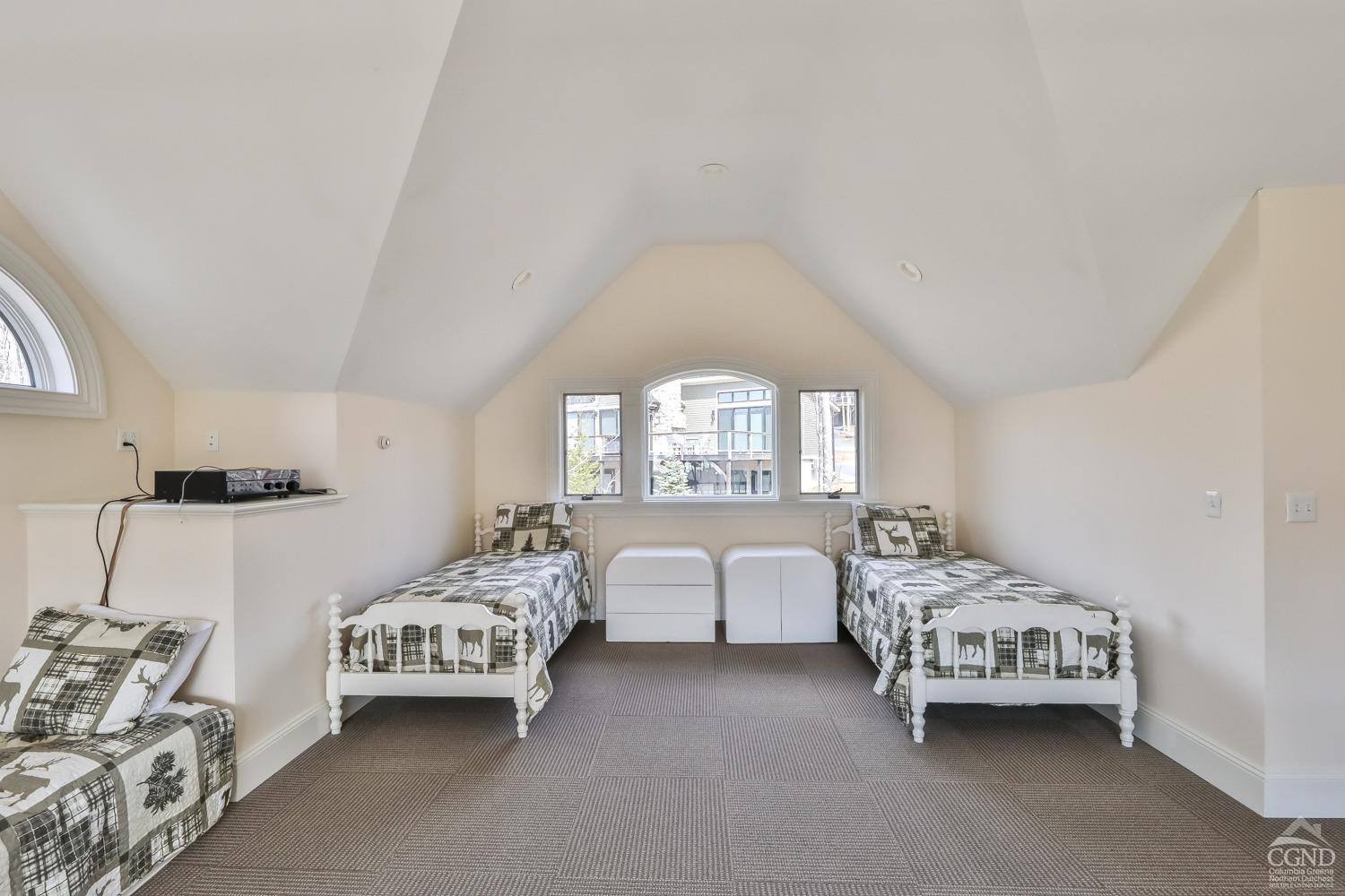 88 Gaby Road Hunter, NY 12442 - Photo 38 of 60 a bedroom with two beds and a window