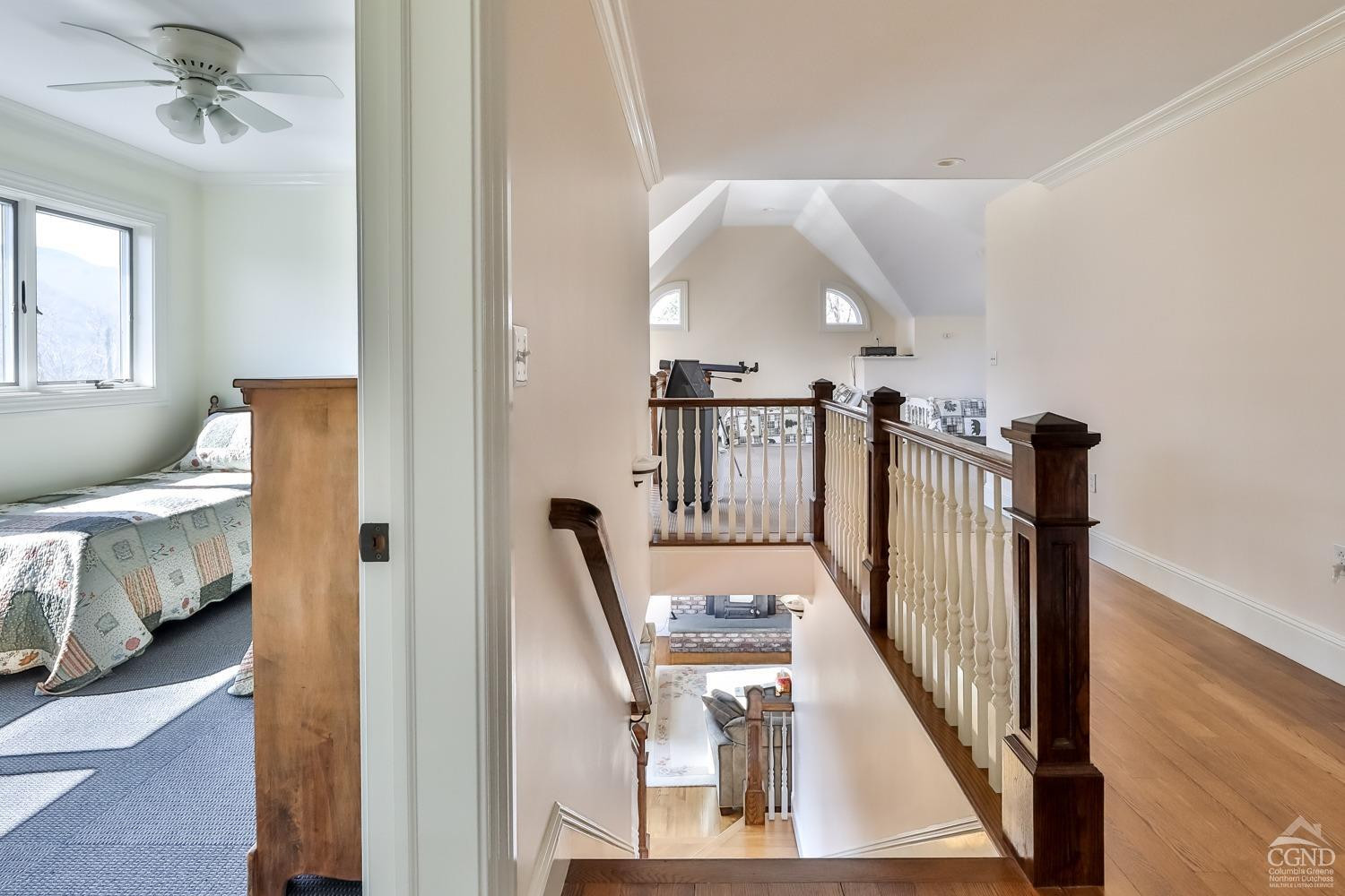 88 Gaby Road Hunter, NY 12442 - Photo 47 of 60 a view of a hallway with seating area