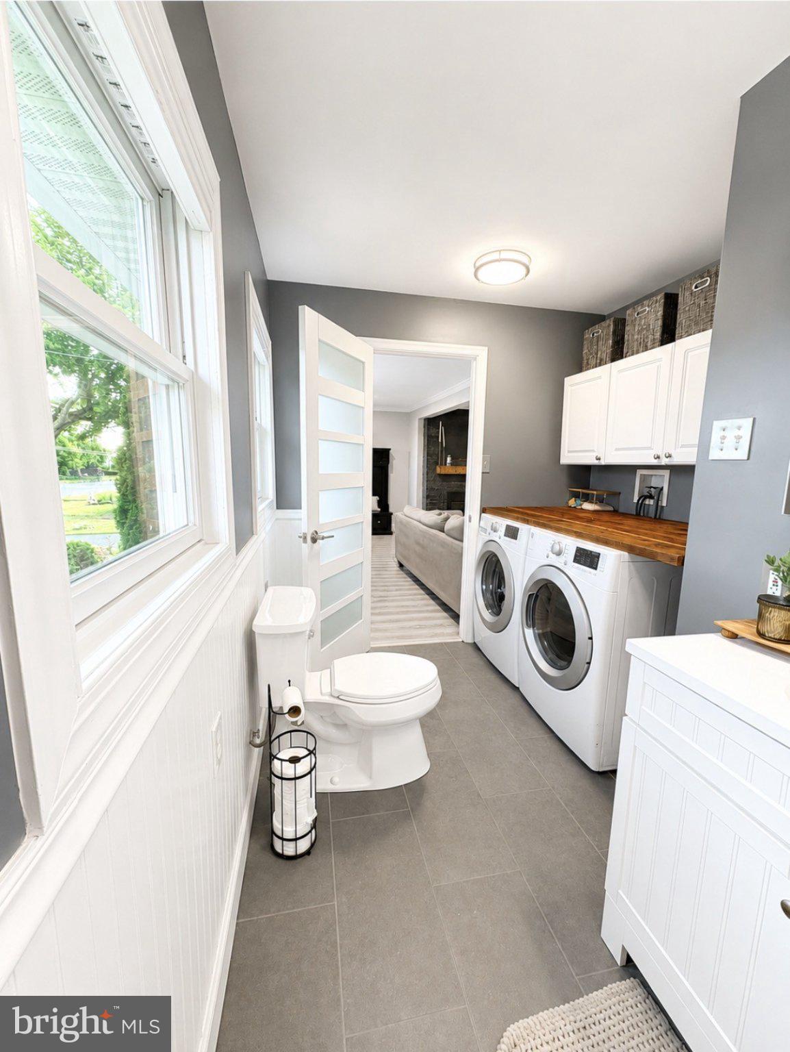 273 Crosswicks Road Bordentown, NJ 08505 - Photo 7 of 31 Bright and modern laundry retreat.
