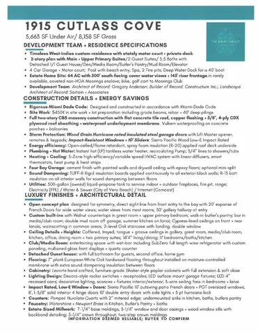 $8,900,000 | 1915 Cutlass Cove Drive, Vero Beach, FL 32963