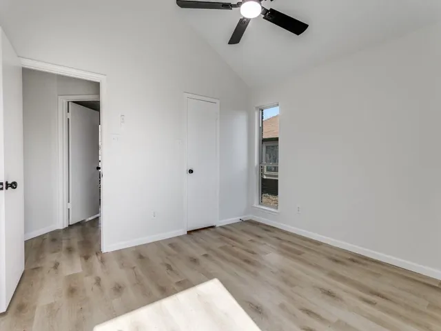 wooden floor in an empty room