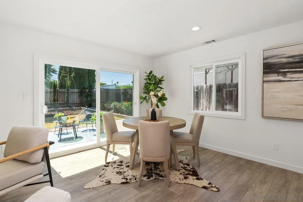 12914 Morene Street Poway, CA 92064 - Photo 15 of 40 a view of a dining room with furniture window and outside view