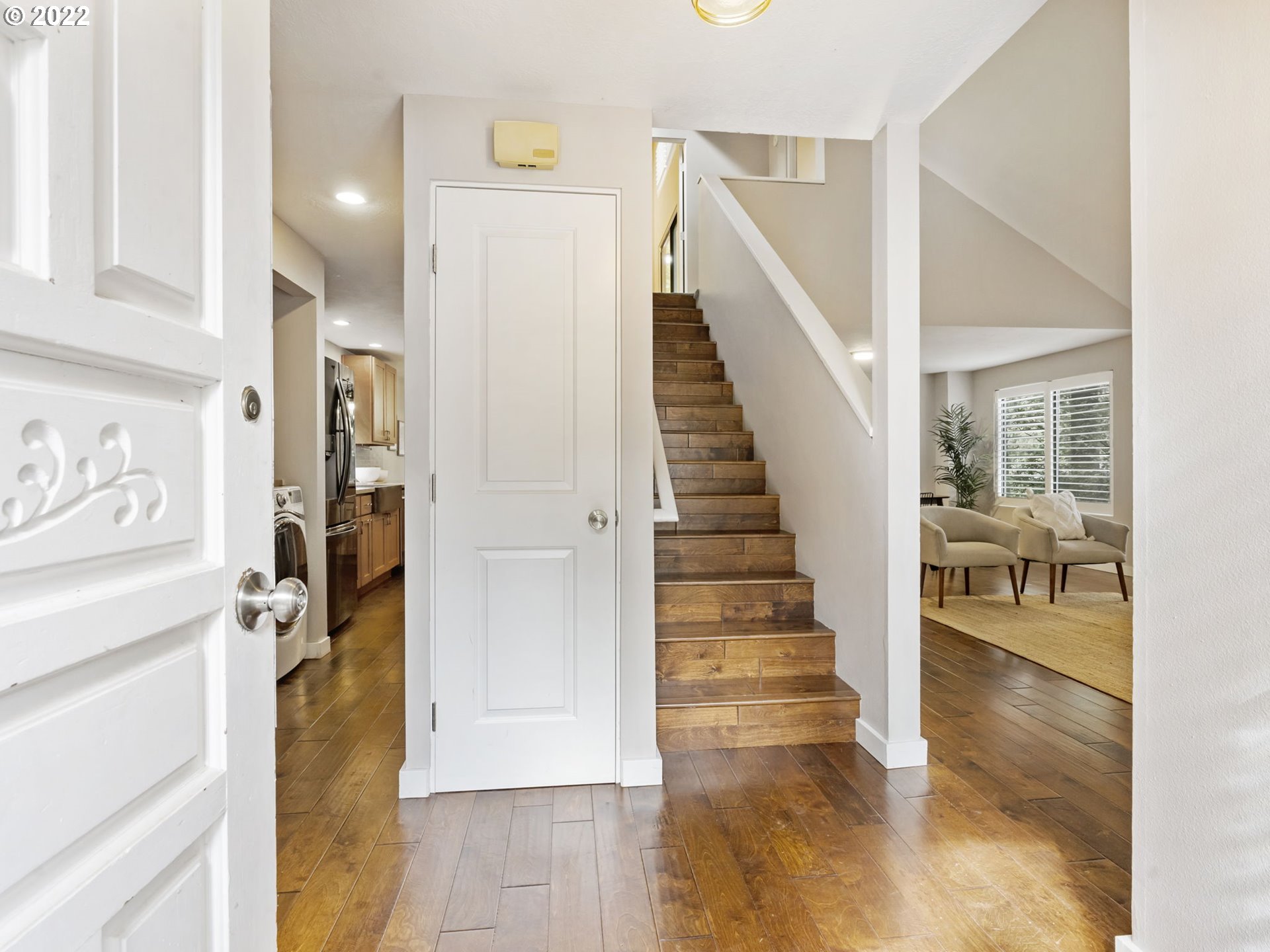 10029 Southwest 52nd Avenue Portland, OR 97219 - Photo 3 of 31 a view of entryway with furniture and wooden floor