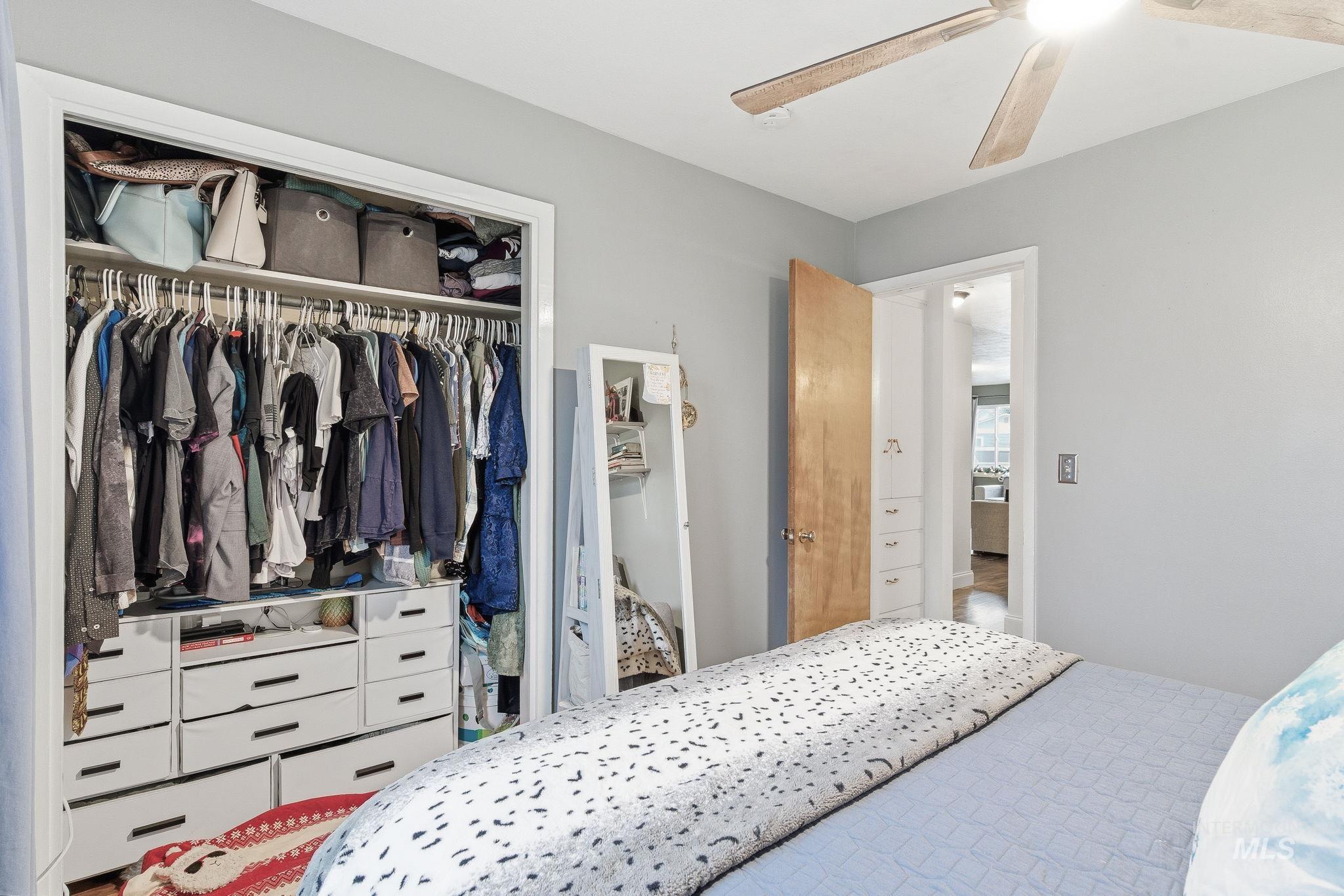 4426 West Clark Street Boise, ID 83705 - Photo 20 of 43 Bedroom featuring a closet and ceiling fan