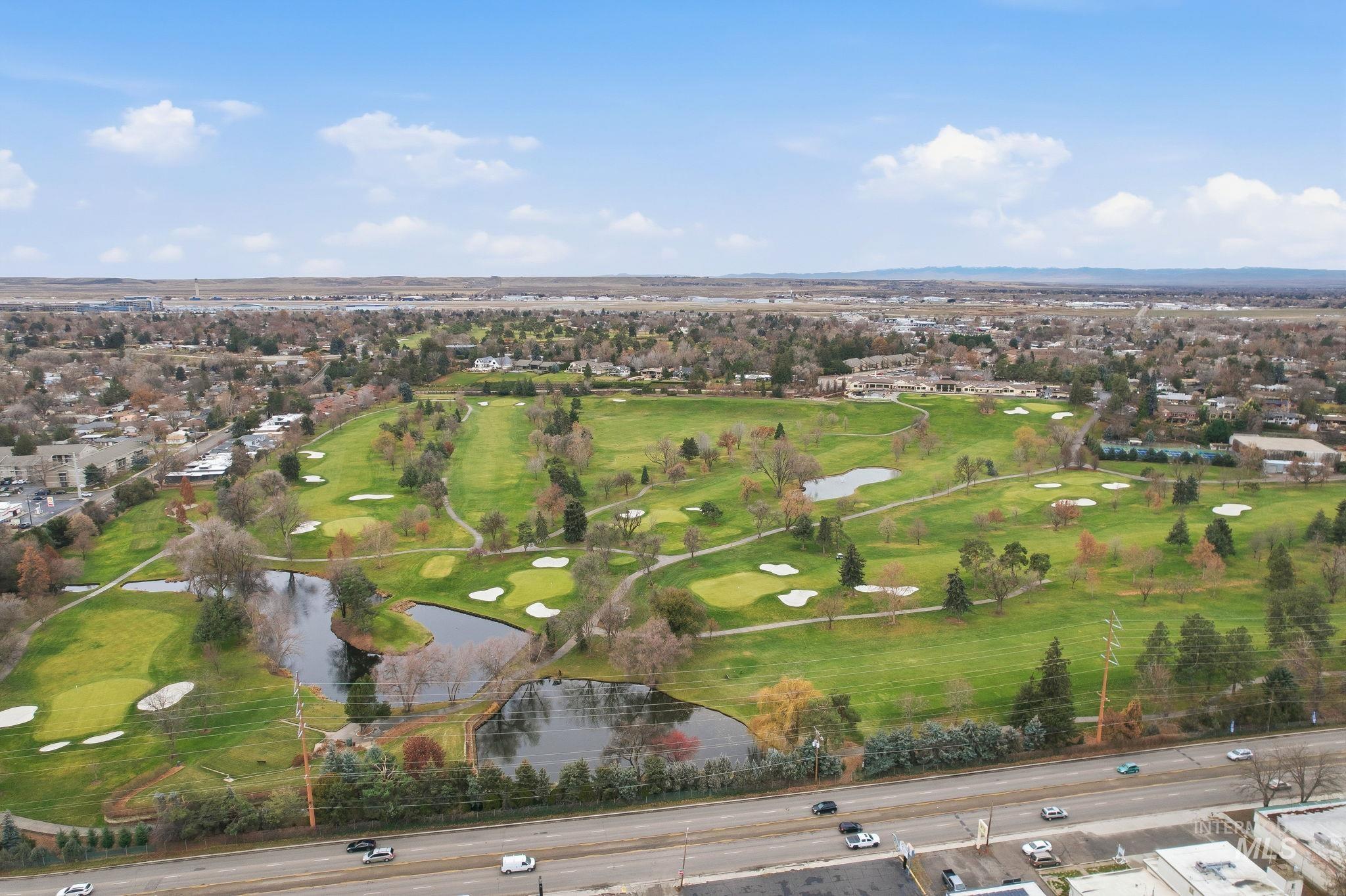 4426 West Clark Street Boise, ID 83705 - Photo 39 of 43 Aerial view of property's location featuring a golf club and a large body of water