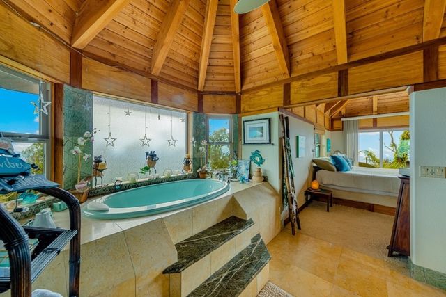 a outdoor space with swimming pool