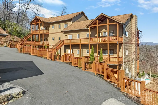 front view of a house with a street
