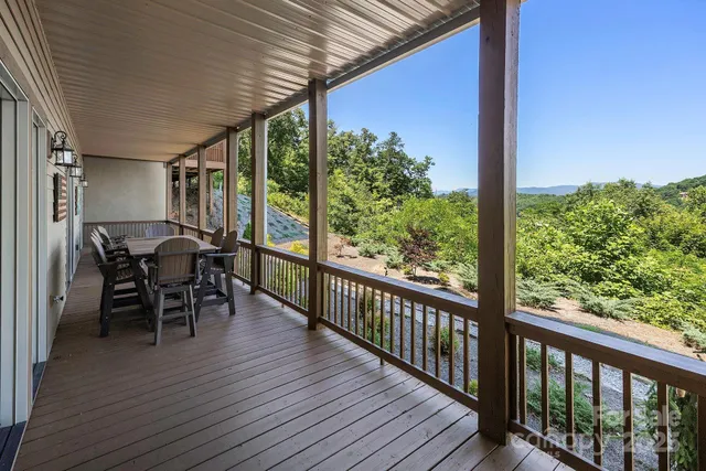 a view of a roof deck