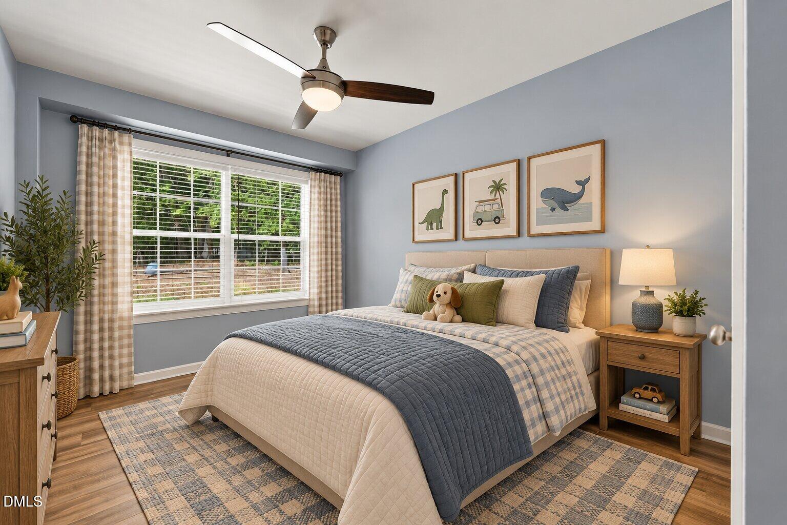5665 Baptist Assembly Road Julian, NC 27283 - Photo 27 of 46 Bedroom 3 - Image has been virtually staged