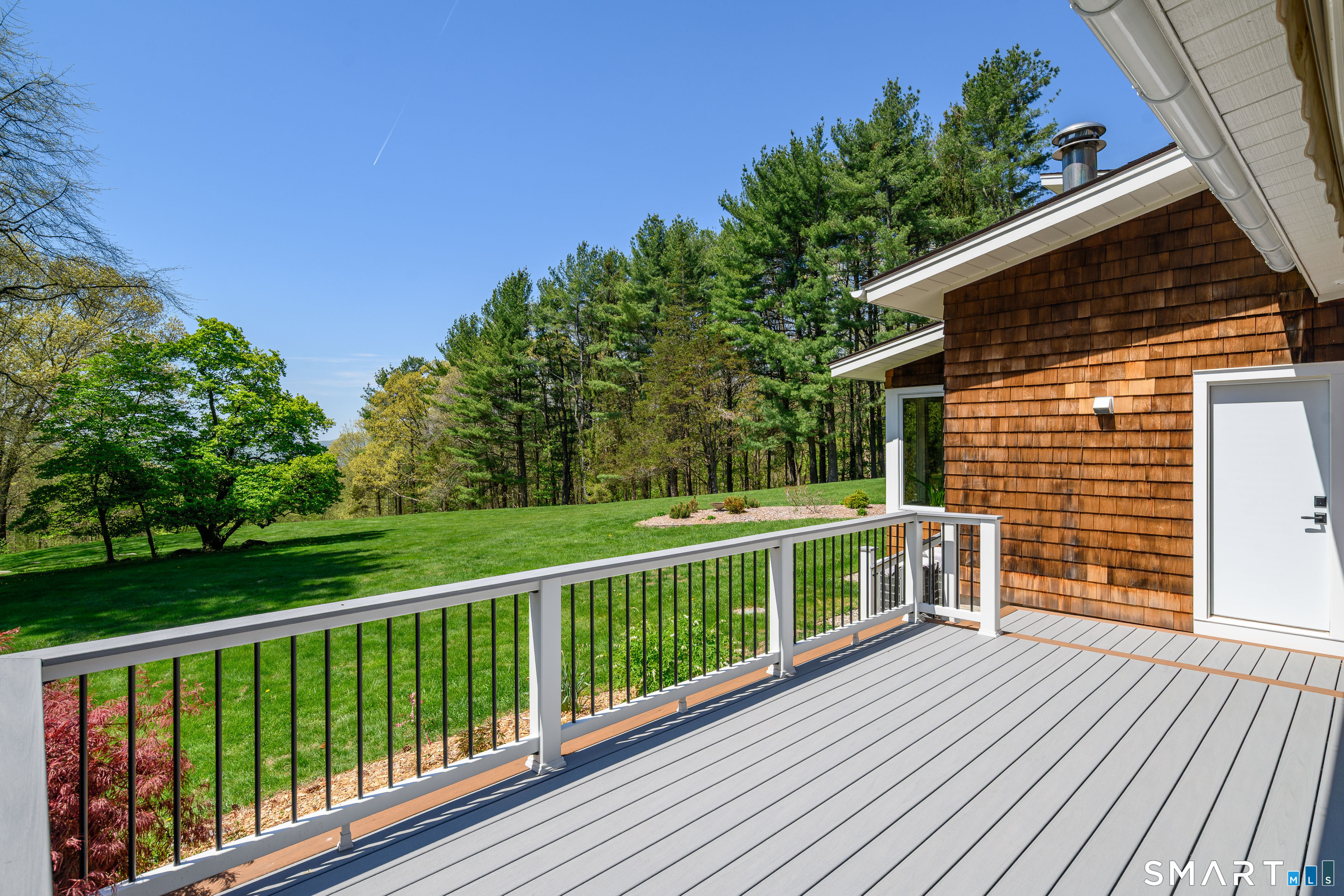 140 2nd Hill Road Bridgewater, CT 06752 - Photo 33 of 40 a view of balcony with wooden floor and fence