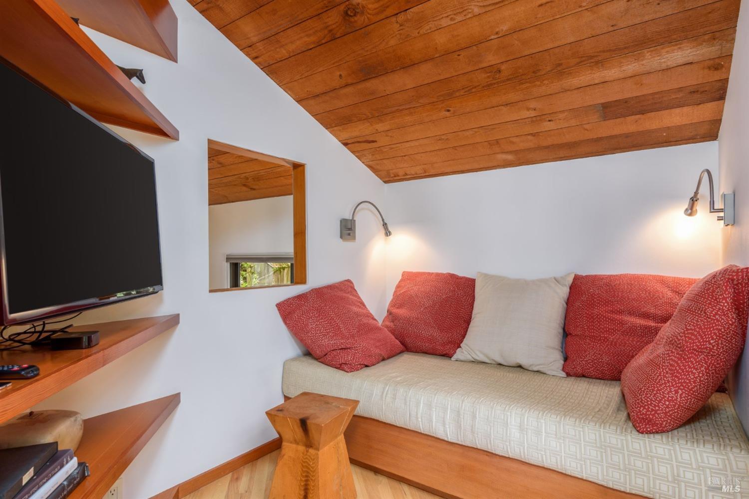 241 Moonraker Road The Sea Ranch, CA 95497 - Photo 25 of 55 Cozy window seat in 3rd story retreat bedroom.
