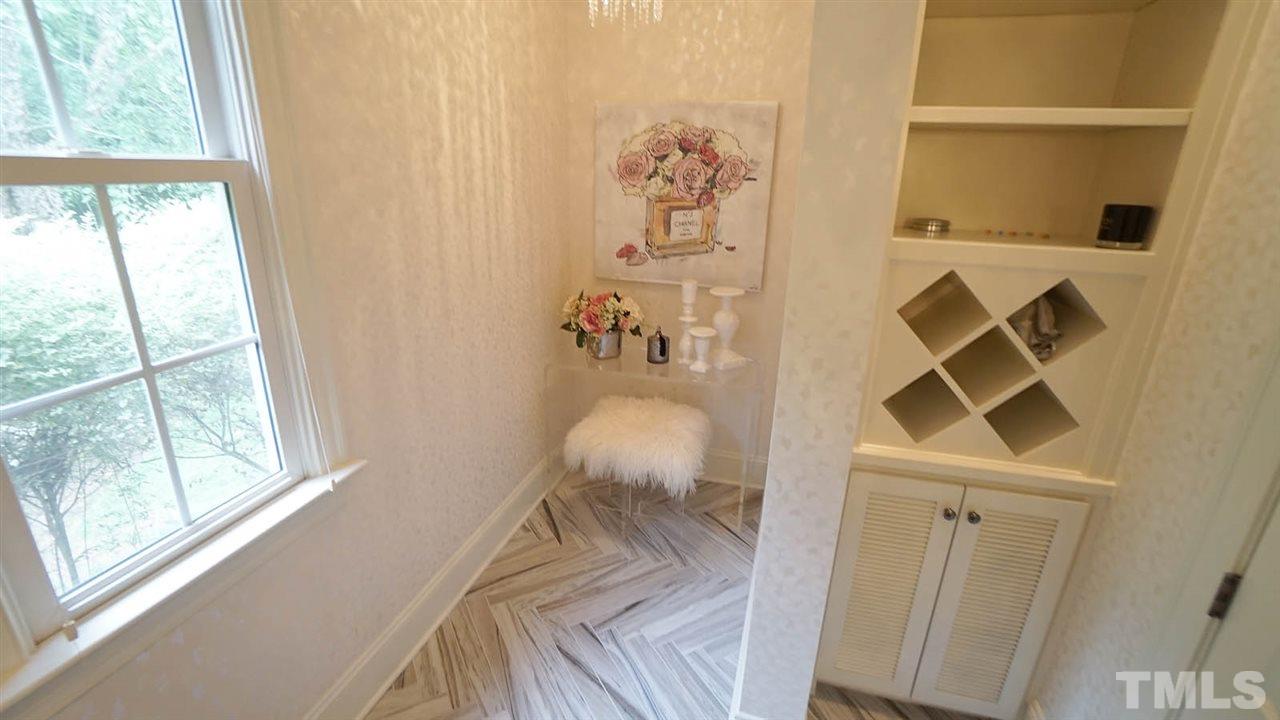 1608 Sharnbrook Court Raleigh, NC 27614 - Photo 27 of 30 Tastefully renovated bathrooms with materials far superior to new construction. Unique modern look