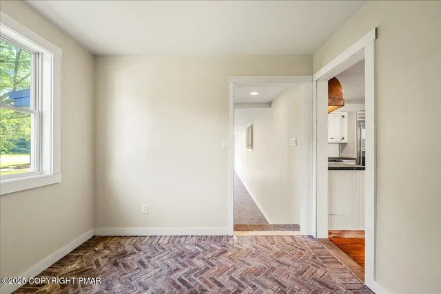 a view of a door of the house