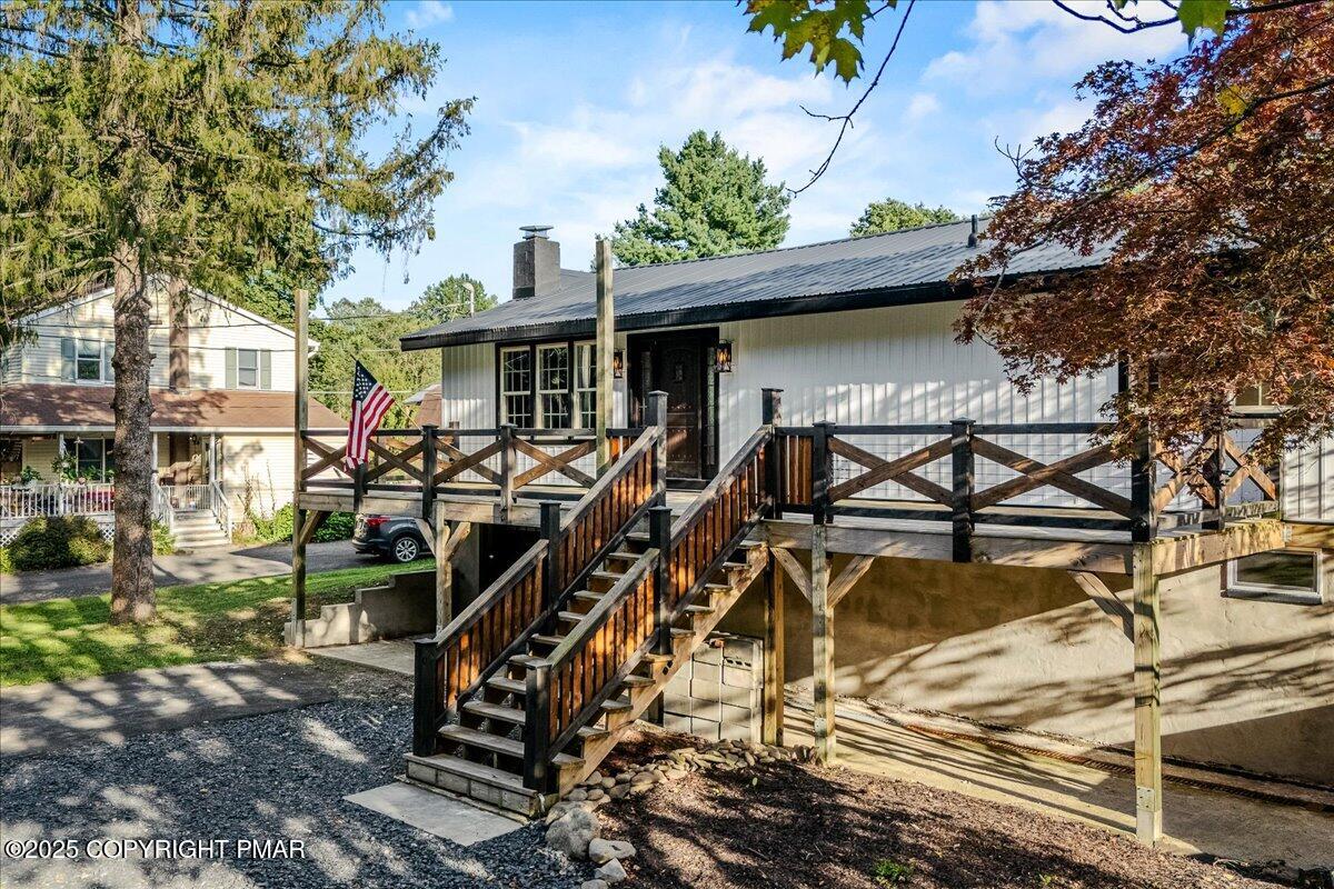 262 Lower Swiftwater Road Cresco, PA 18326 - Photo 3 of 50 a view of a house with a yard