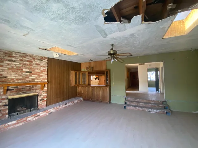 a view of an empty room