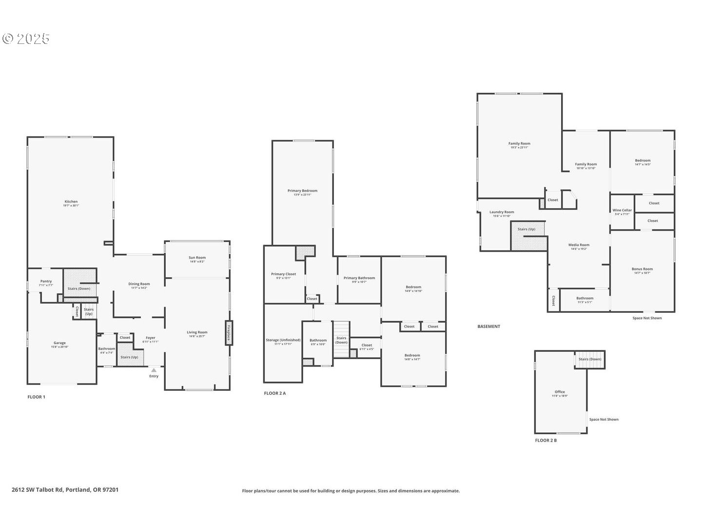 2612 Southwest Talbot Road Portland, OR 97201 - Photo 48 of 48 Floor Plan