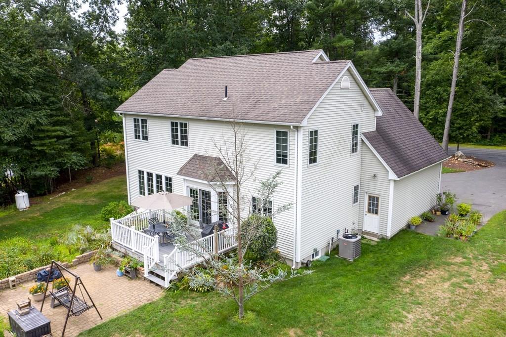 45 Gilbert Road Southampton, MA 01073 - Photo 33 of 36 a aerial view of a house next to a yard