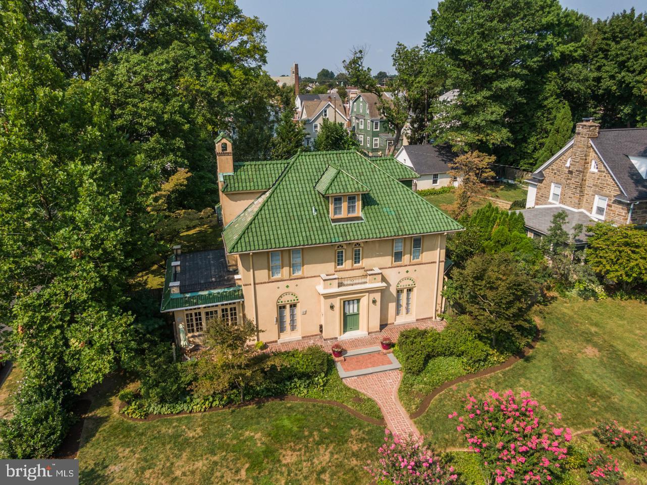 401 Vernon Road Jenkintown, PA 19046 - Photo 2 of 48 Front Aerial