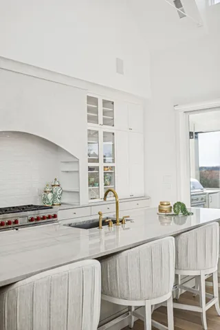 a very nice looking room with a large window