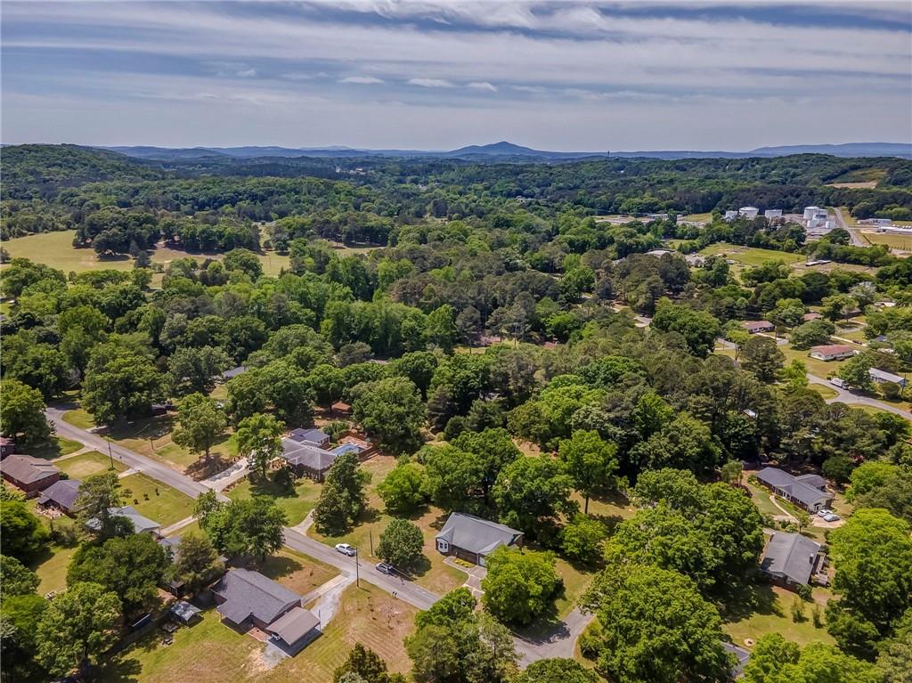 12 Whispering Pines Northeast Rome, GA 30161 - Photo 56 of 57 an aerial view of a city and mountain view in back