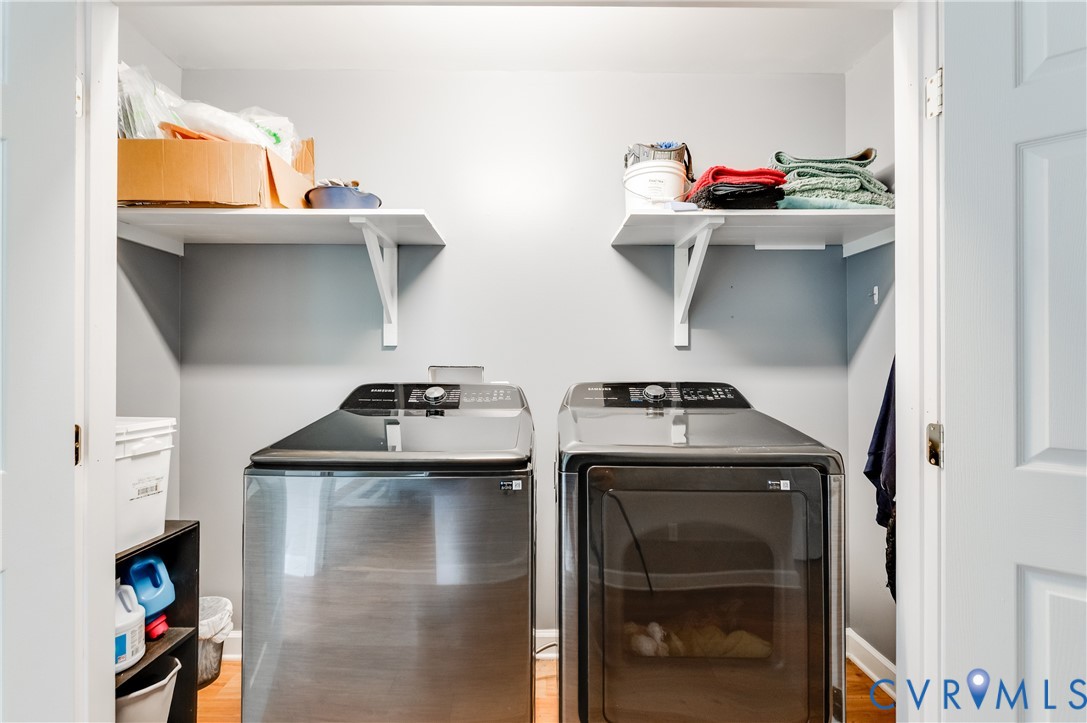 1474 Welsh Tract Road Charlotte Court House, VA 23923 - Photo 31 of 48 Dedicated laundry area featuring dual appliances,