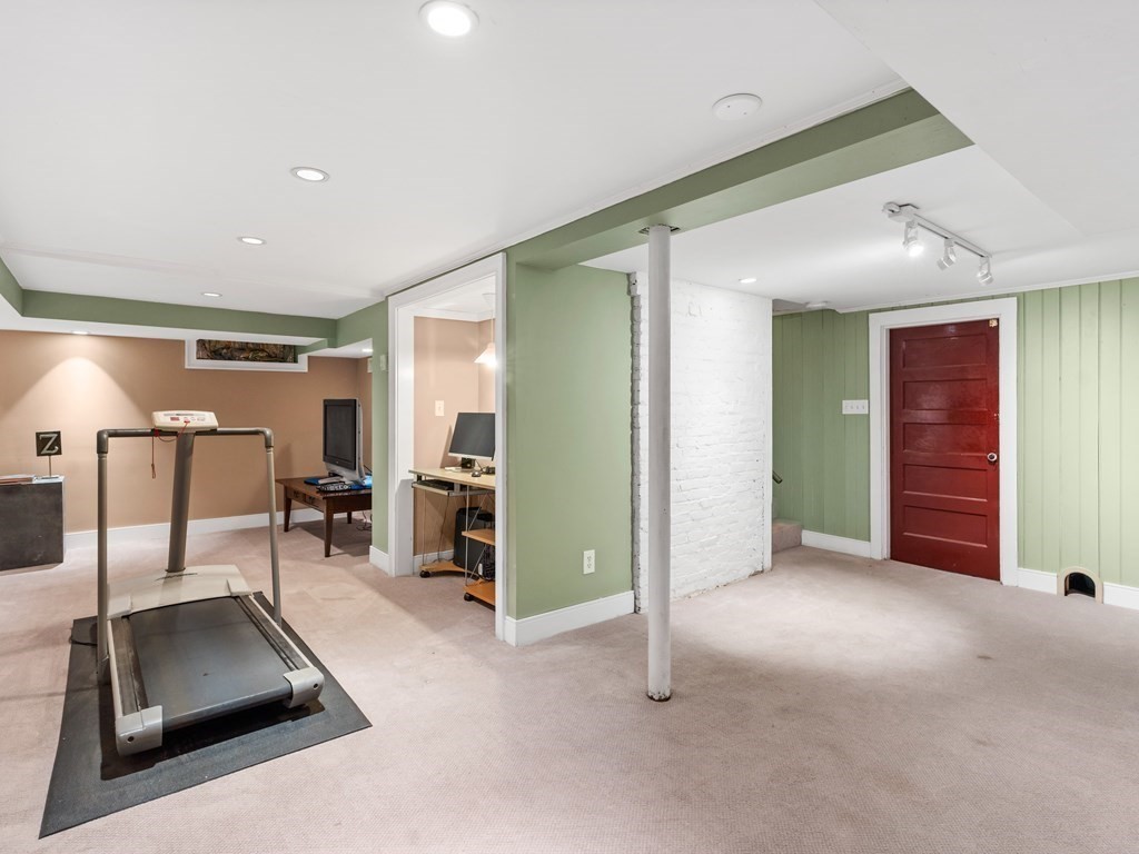 41 Sawyer Road Wellesley, MA 02481 - Photo 21 of 28 a view of a room with gym equipment
