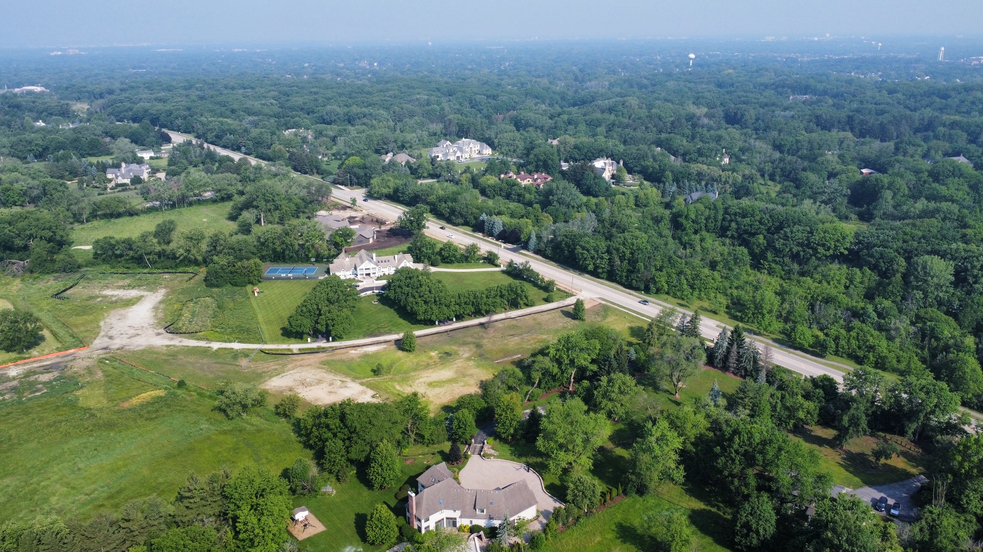23W731 Hobson Road Naperville, IL 60540 - Photo 13 of 17 an aerial view of residential house with outdoor space and lake view