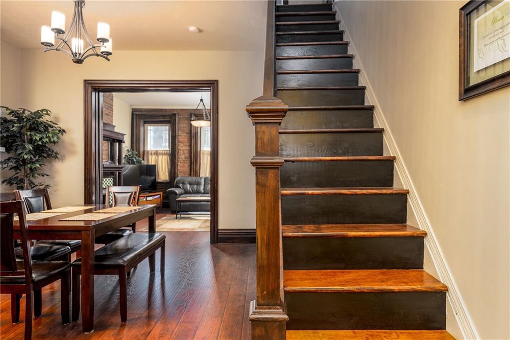 838 Spring Garden Avenue Pittsburgh, PA 15212 - Photo 14 of 24 a view of entryway and hall with wooden floor