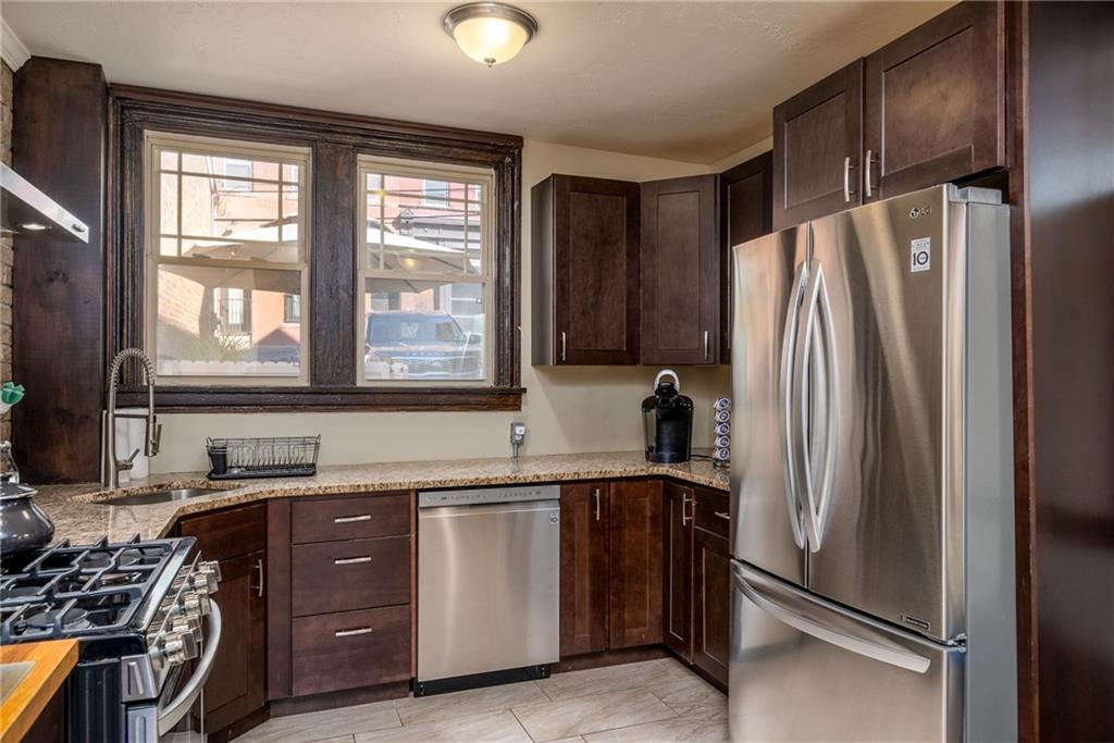 838 Spring Garden Avenue Pittsburgh, PA 15212 - Photo 8 of 24 a kitchen with a refrigerator and a sink