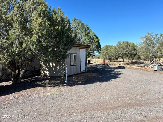 a view of street with houses