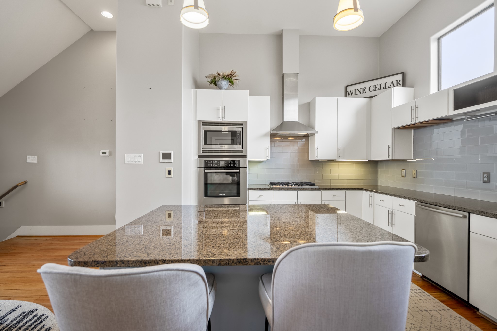 1310 West Dallas Street Houston, TX 77019 - Photo 15 of 50 a kitchen with stainless steel appliances granite countertop a sink a stove and a refrigerator
