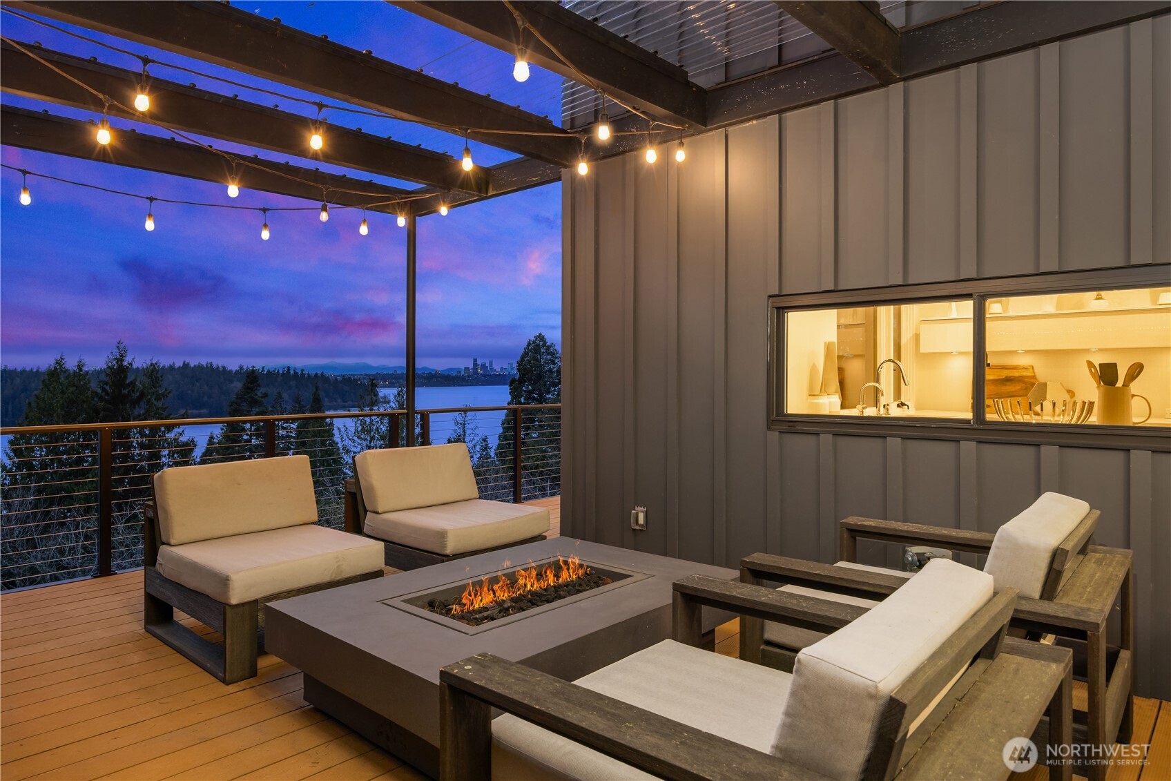 5340 West Mercer Way Mercer Island, WA 98040 - Photo 20 of 36 a outdoor living space with patio furniture and a potted plant