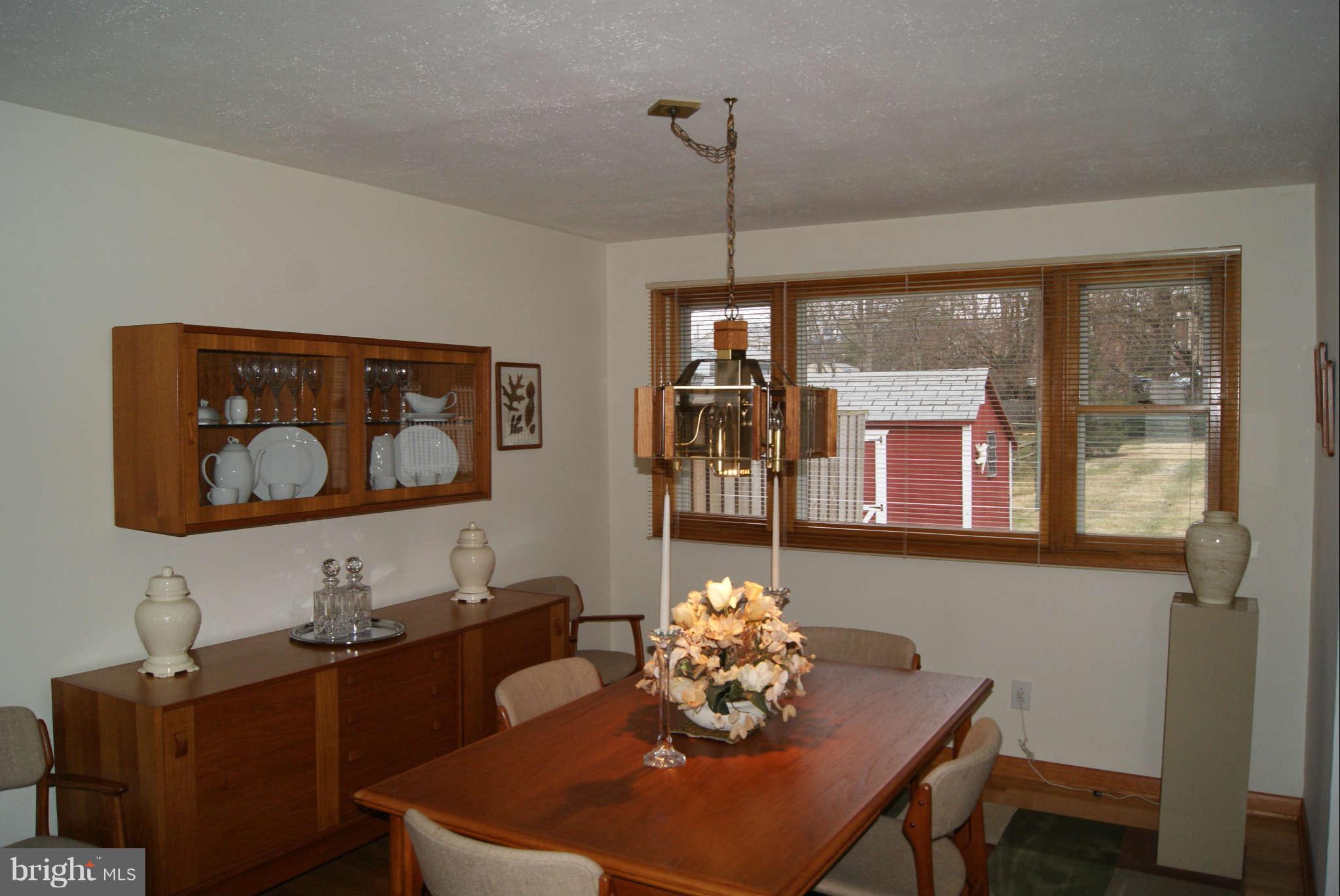 Dining Room bright sun-lit.