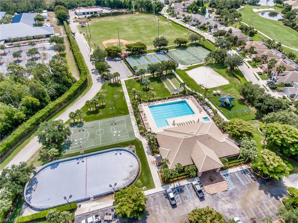 21516 Langholm Run Estero, FL 33928 - Photo 49 of 50 an aerial view of residential house with outdoor space and swimming pool
