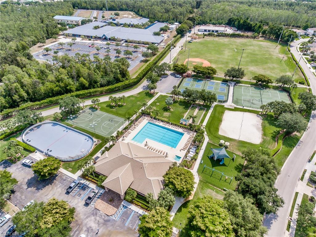 21516 Langholm Run Estero, FL 33928 - Photo 50 of 50 an aerial view of residential house with outdoor space and pool