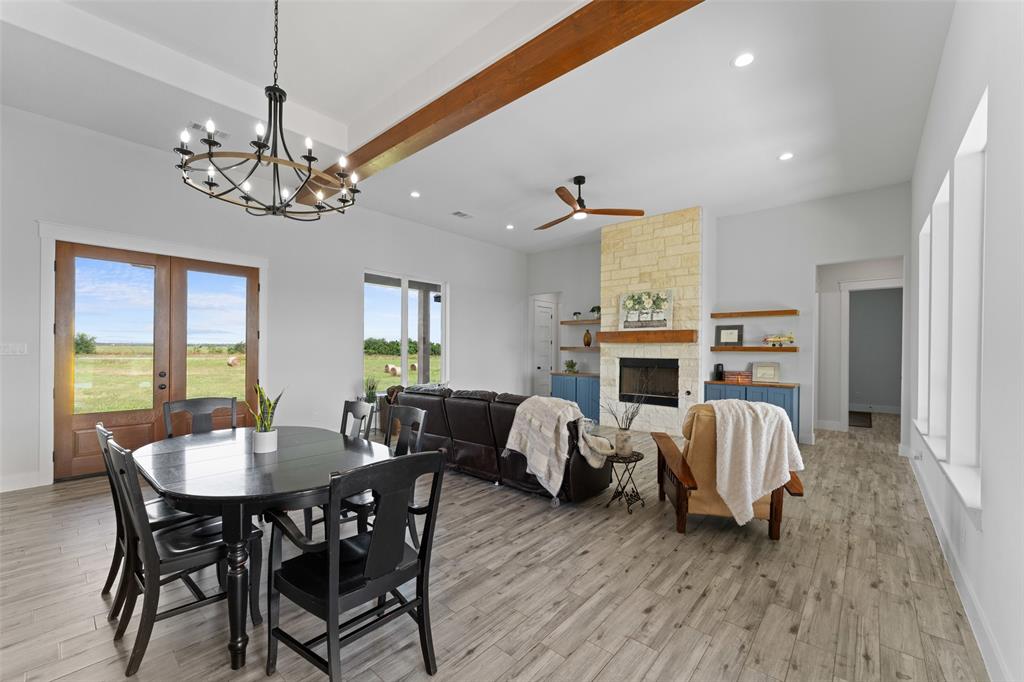 4411 Fm 751 Wills Point Wills Point, TX 75169 - Photo 16 of 40 a view of a dining room with furniture window and wooden floor
