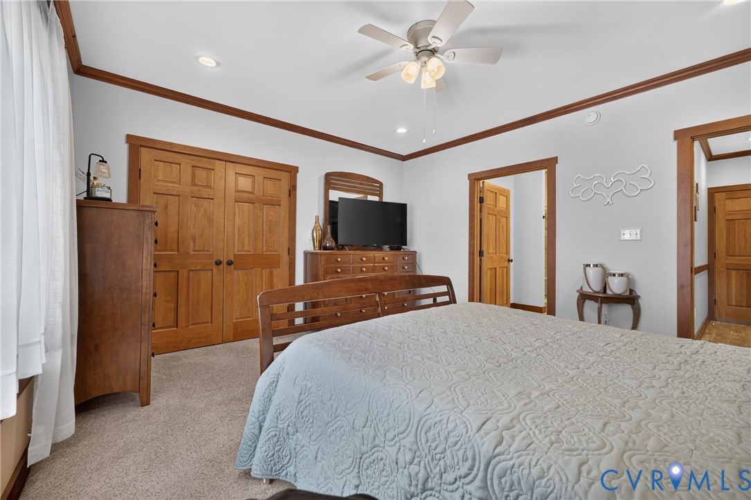 1292 Mohawk Road Long Island, VA 24569 - Photo 60 of 95 Carpeted room featuring a ceiling fan with integra