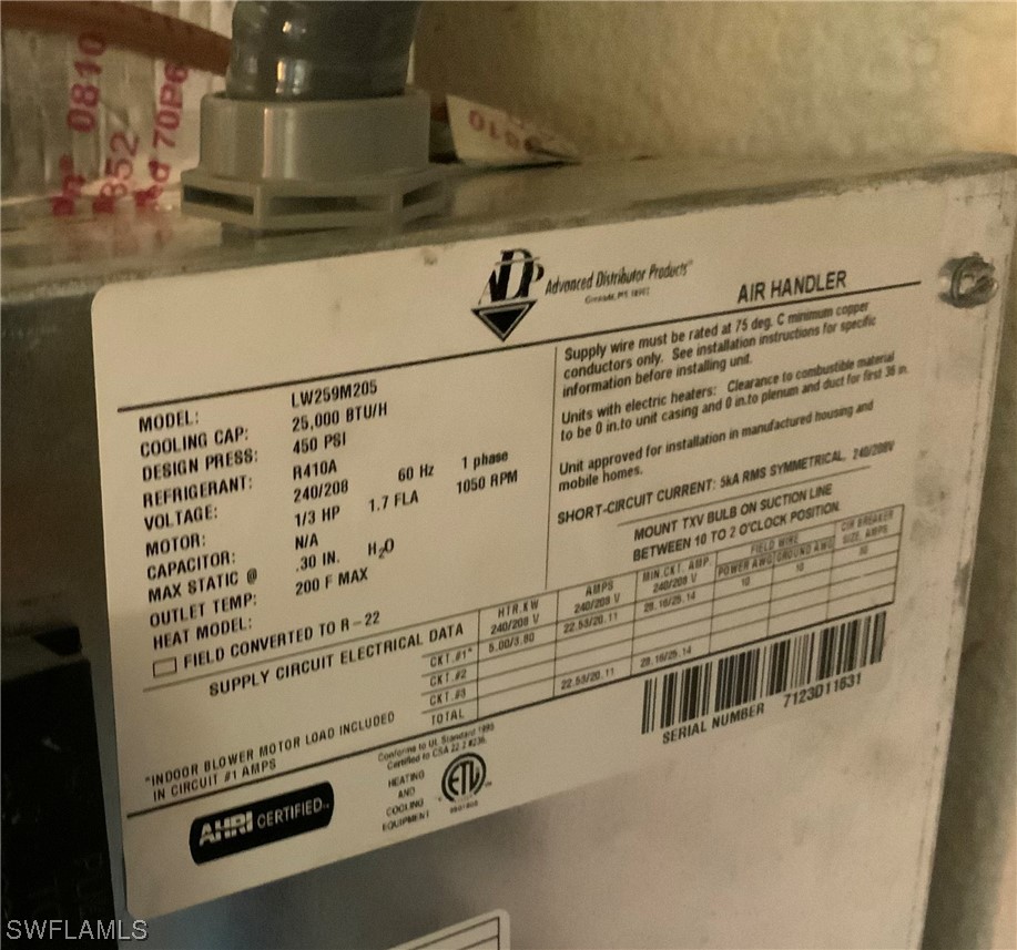 7055 New Post Road, Unit 5 North Fort Myers, FL 33917 - Photo 31 of 33 a view of a refrigerator