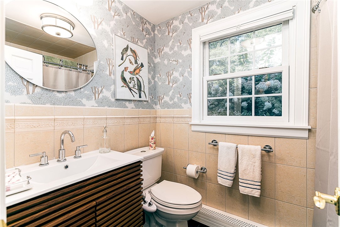 31 Raccoon Hill Road West Greenwich, RI 02817 - Photo 20 of 48 First floor bathroom with tile tub and shower