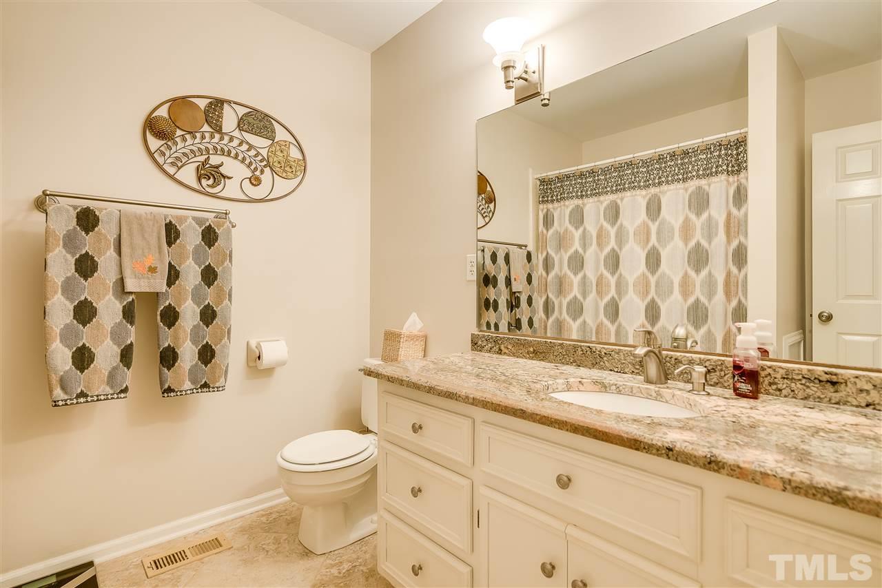 5 Chippers Way Durham, NC 27705 - Photo 14 of 25 Tub/Shower combination, Tile floors, granite counter