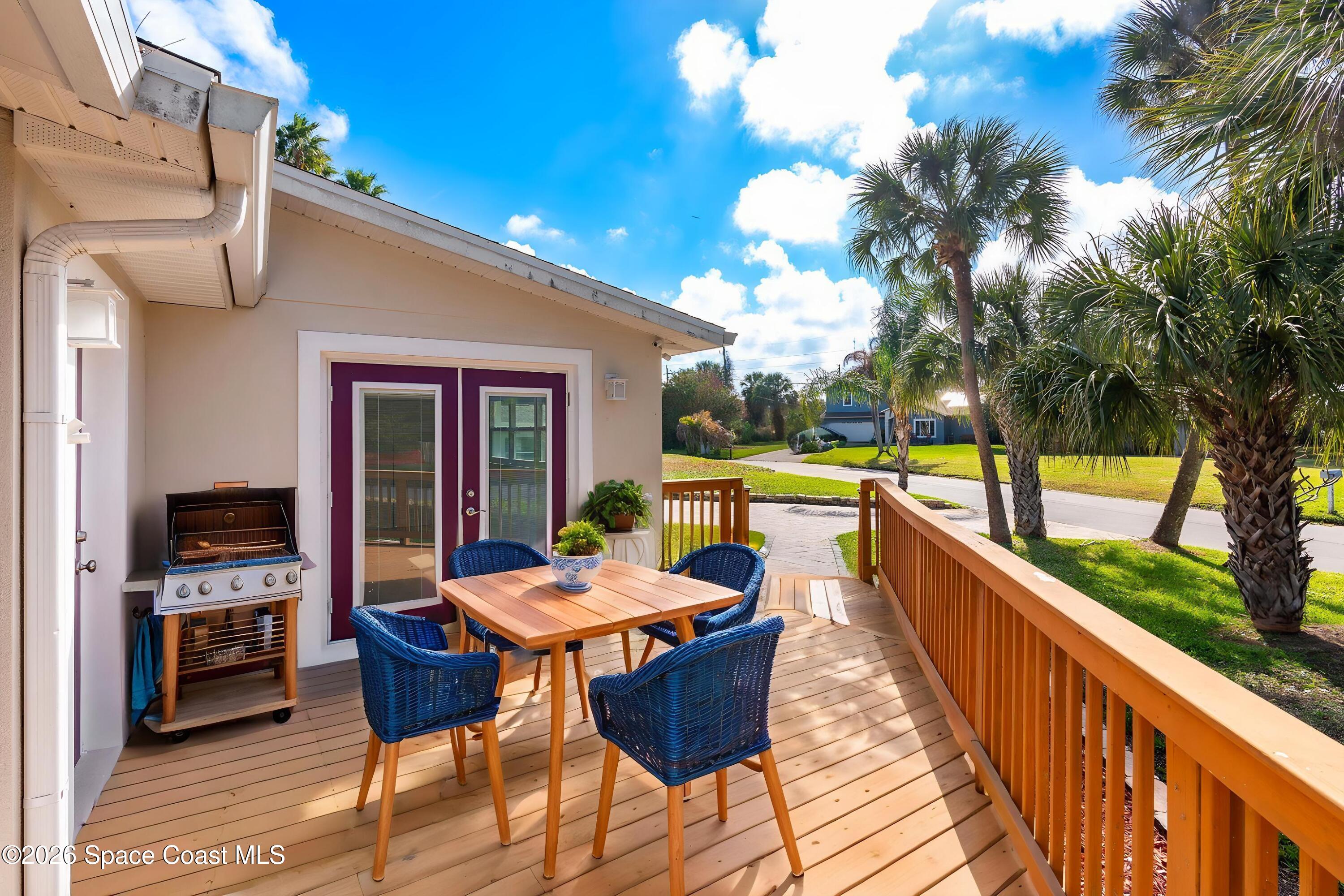135 Oakledge Drive Rockledge, FL 32955 - Photo 45 of 58 staged deck